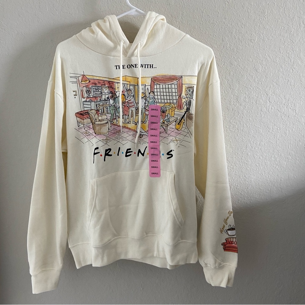 Friends Women's Graphic Fleece Character Hoodie
